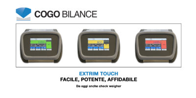 NUOVO EXTRIM TOUCH, DA OGGI ANCHE CHECK WEIGHER.